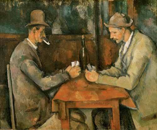 Painting The Card Players, 1890 - Paul Cézanne