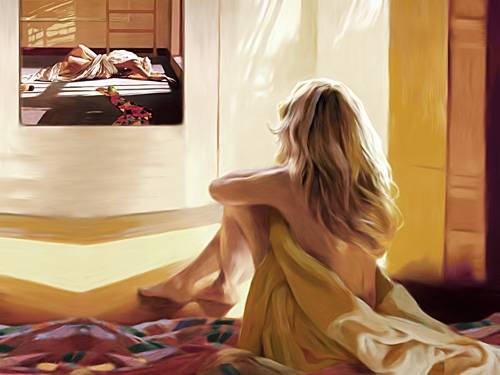 painting -Modern CM1176b-, Celito Medeiros