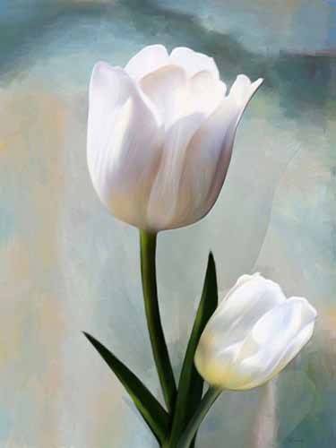 Flower Painting - Modern CM2038 - Celito Medeiros