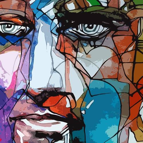 Painting -Modern CM6828-, Celito Medeiros