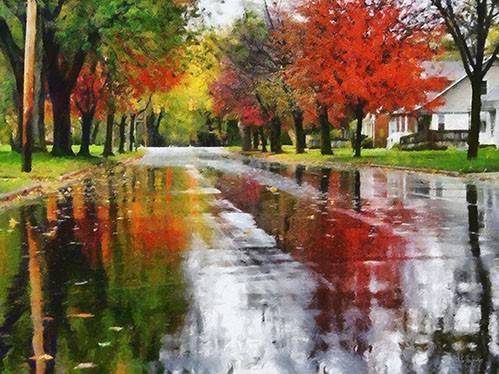 Landscape Painting -Modern CM8918-, Celito Medeiros