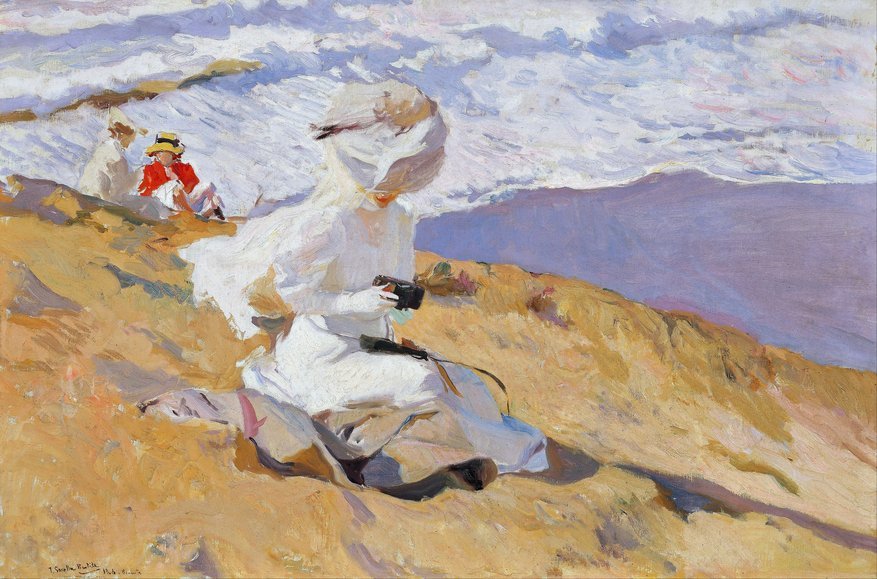 Painting - Capturing the Moment, 1906, Joaquin Sorolla