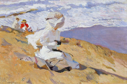 Painting - Capturing the Moment, 1906, Joaquin Sorolla