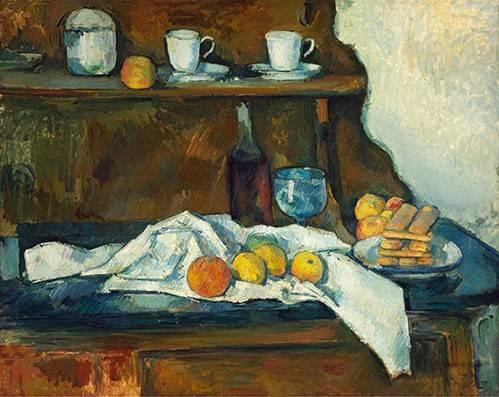 Impressionist Painting - The Sideboard - Paul Cézanne