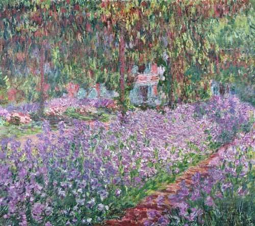 Landscape painting -The Artist's Garden at Giverny-, Claude Monet