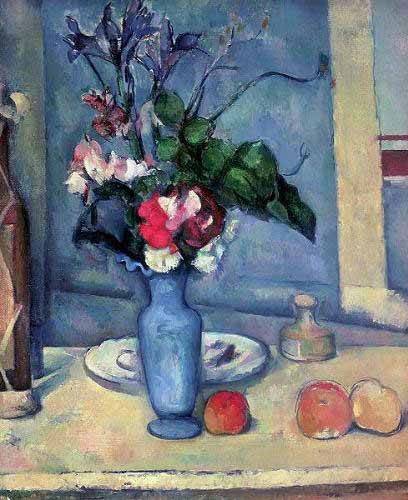 Impressionist Painting - The Blue Vase (1889-90) Paul Cézanne
