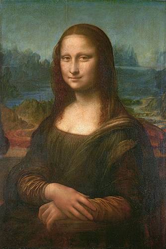 Painting for the Living Room -The Mona Lisa-, Leonardo da Vinci