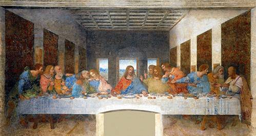 Painting -The Last Supper, 1498-, Leonardo da Vinci