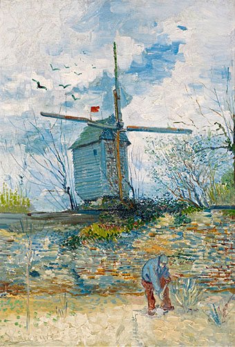 Chart - Le Moulin de la Galette, 1886 - Vincent Van Gogh