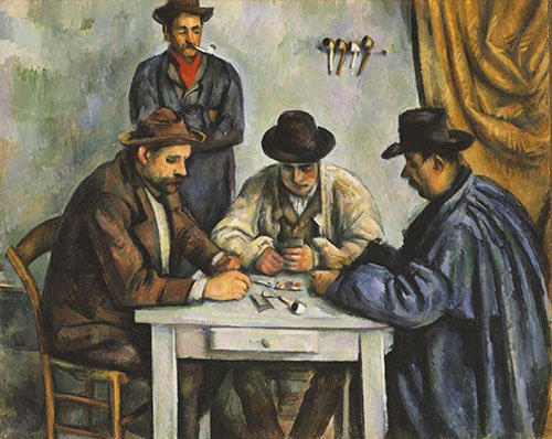 Painting The Card Players, 1892 - Paul Cézanne