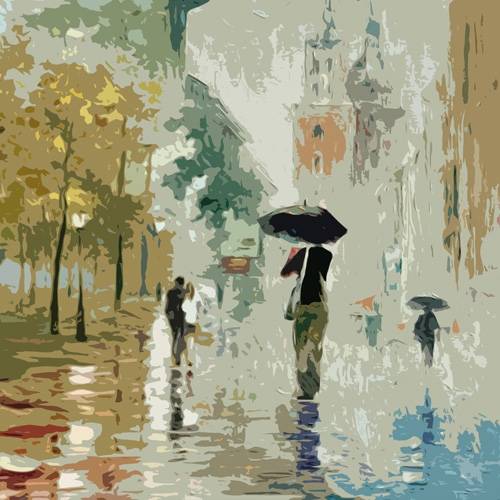 Landscape Painting - Modern CM9832 - Celito Medeiros