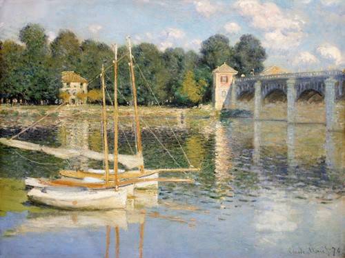 Painting for the Salon -The Bridge of Argenteuil-, Claude Monet