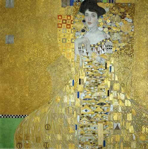 Bedroom Painting -Woman with a Fan, 1918-, Gustav Klimt