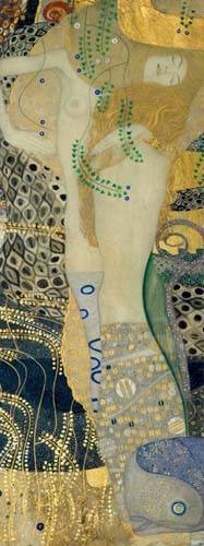 Portrait Painting - Water Snakes, Gustav Klimt