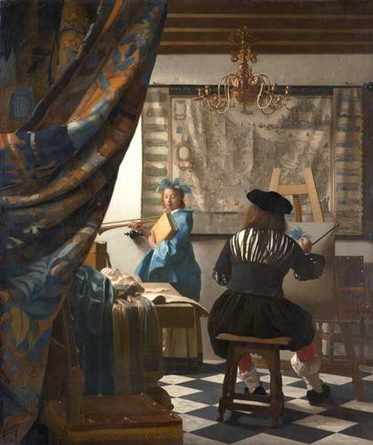 Painting - The Art of Painting - Johannes Vermeer