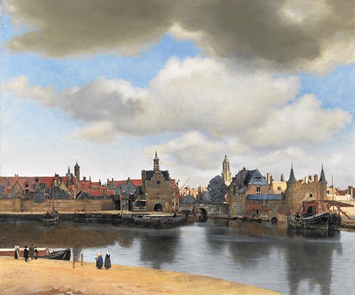 Painting - View of Delft - Johannes Vermeer
