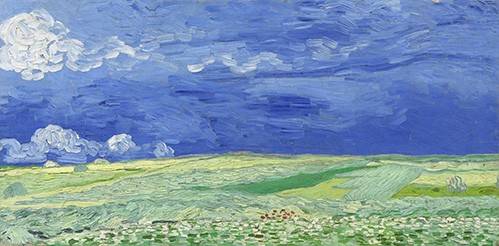 Landscape -Wheatfield under Thunderclouds-, Vincent Van Gogh