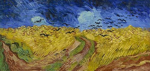 Landscape painting -Wheatfield with Crows, 1890
